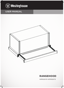 Manual Westinghouse WRR926SB Cooker Hood