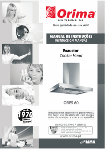 Manual Orima ORES 60 Exaustor