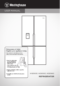 Manual Westinghouse WQE5600BA Fridge-Freezer