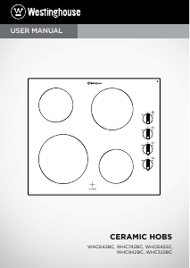 Manual Westinghouse WHC322BC Hob