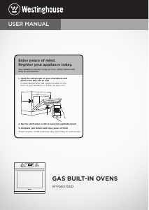 Manual Westinghouse WVG6515SD Oven