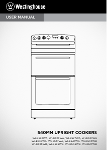 Manual Westinghouse WLG517WB Range