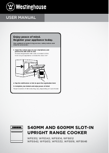 Manual Westinghouse WFG612WC Range