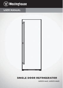 Handleiding Westinghouse WRB3504AB Koelkast