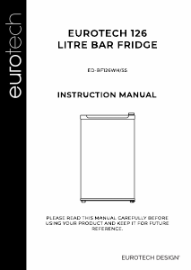 Manual Eurotech ED-BF126SS Refrigerator