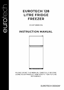 Manual Eurotech ED-RF128SS Fridge-Freezer