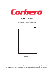 Manual Corberó CCVH824W Freezer