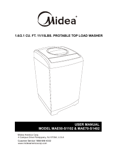 Handleiding Midea MAE50-S1102 Wasmachine