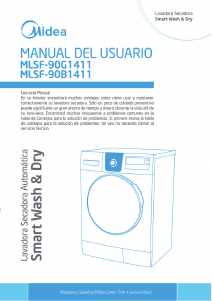 Manual de uso Midea MLSF-90B1411 Lavasecadora