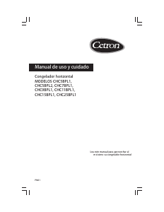Manual de uso Cetron CHC5BPL1 Congelador