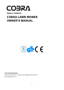 Handleiding Cobra RM46SPH Grasmaaier