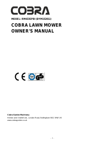 Manual Cobra RM433SPBI Lawn Mower