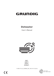 Handleiding Grundig GNFP4550XB Vaatwasser