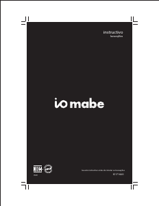 Manual de uso Mabe IO1716LI0 Lavavajillas