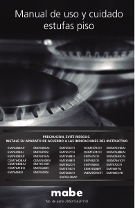 Manual de uso Mabe EM7657CSIS1 Cocina