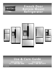 Mode d’emploi Maytag MFT2976AEM Réfrigérateur combiné