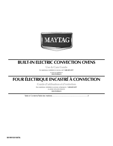 Manual Maytag MEW5524AS Oven