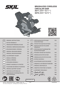 Manual de uso Skil 3575 DB Sierra circular