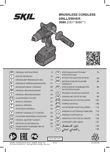 Bruksanvisning Skil 3080 HC Drill-skrutrekker