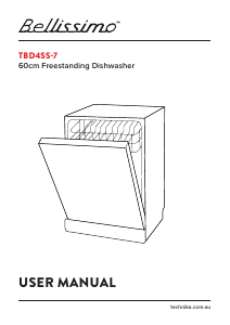 Handleiding Technika TBD4SS-7 Bellissimo Vaatwasser