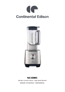 Mode d’emploi Continental Edison CESB01 Blender