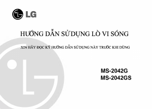 Hướng dẫn sử dụng LG MS-2042GS Lò vi sóng