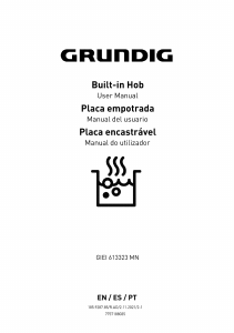 Handleiding Grundig GIEI 613323 MN Kookplaat