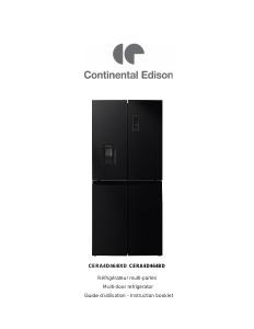 Manual Continental Edison CERA4D464BD Fridge-Freezer