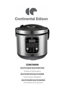 Handleiding Continental Edison CEMC900IN Multicooker