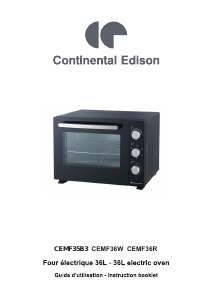 Mode d’emploi Continental Edison CEMF35B3 Four