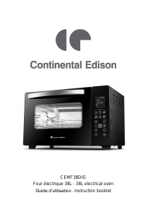 Handleiding Continental Edison CEMF38DIG Oven