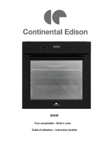 Mode d’emploi Continental Edison CEF80CBP Four