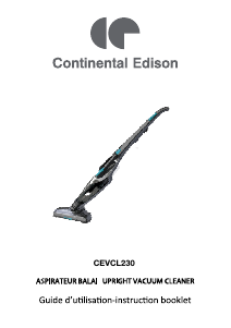 Mode d’emploi Continental Edison CEVCL230 Aspirateur