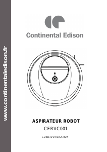 Mode d’emploi Continental Edison CERVC001 Aspirateur