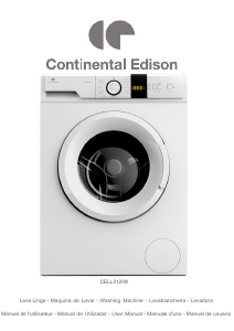 Mode d’emploi Continental Edison CELL812IW Lave-linge