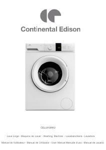 Mode d’emploi Continental Edison CELL9120W2 Lave-linge