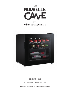 Mode d’emploi Continental Edison CECWC14BC La Nouvelle Cave Cave à vin