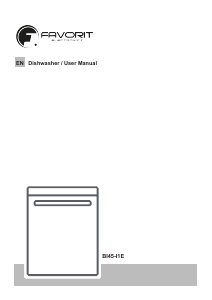 Manual Favorit BI45-I1E Dishwasher