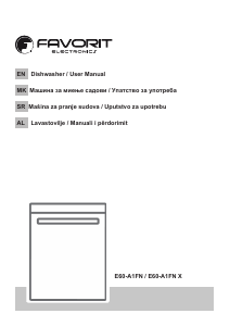 Priručnik Favorit E60-A1FN X Perilica posuđa