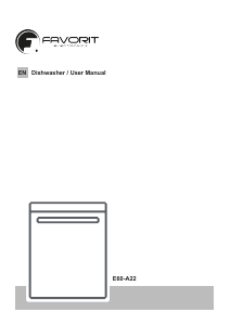 Manual Favorit E60-A22 Dishwasher