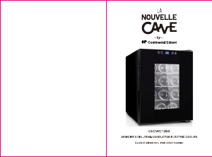 Manual Continental Edison CECWC12BS La Nouvelle Cave Wine Cabinet