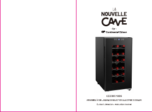 Manual Continental Edison CECWC18BS La Nouvelle Cave Wine Cabinet