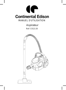 Mode d’emploi Continental Edison CECO1220G Aspirateur