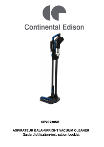 Mode d’emploi Continental Edison CEVC230NB Aspirateur