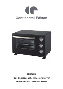 Handleiding Continental Edison CEMF23B Oven