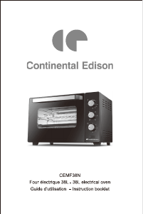 Mode d’emploi Continental Edison CEMF38N Four