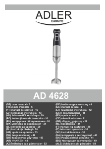 Manuale Adler AD 4628 Frullatore a mano