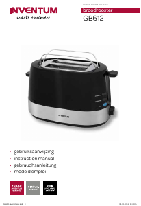 Manual Inventum GB612 Toaster