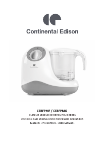 Manual Continental Edison CEBFPMF Blender