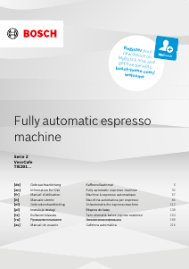 Manual Bosch TIE20109 VeroCafe Espresso Machine